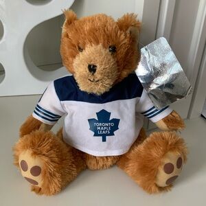 Vintage 2011 TORONTO MAPLE LEAFS NHL Hockey Good Stuff Plush Bear Jersey NEW